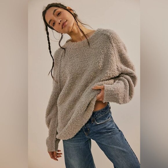 Free People Sweaters - Free People Teddy Sweater, size XL